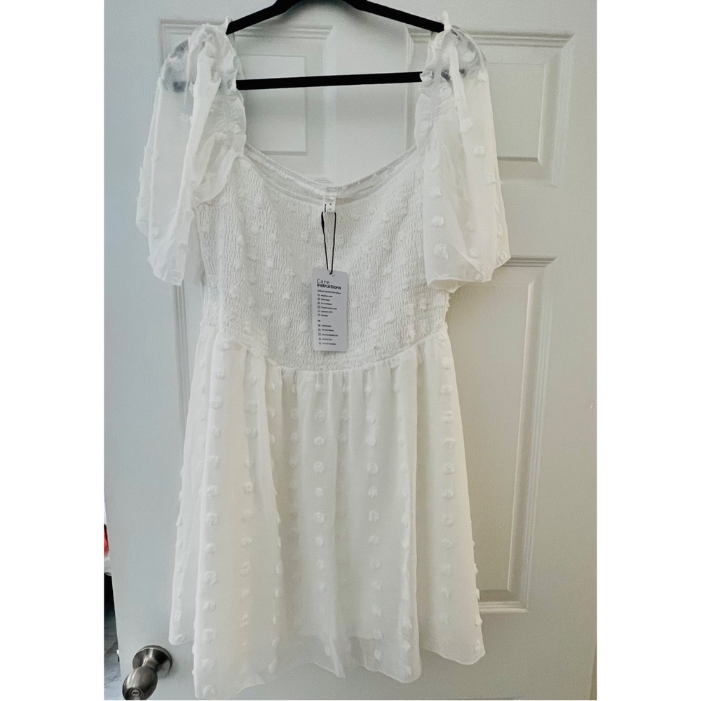 Girly White Dress